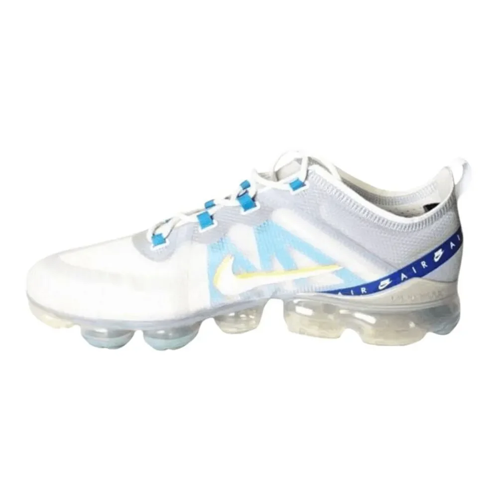 NIKE Air VaporMax 2019 'White University Gold Wolf Grey' Running Shoes Size 11.5